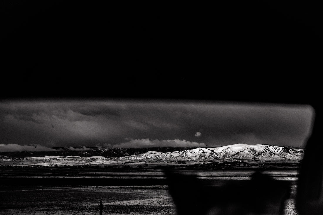 Rear Window: Big Horn Mountain Foothills