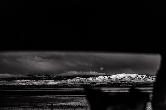 Rear Window: Big Horn Mountain Foothills