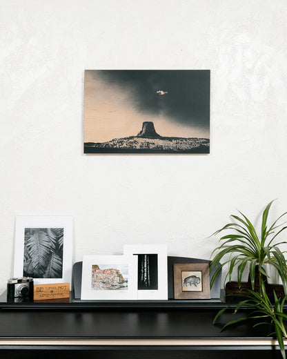 Devils Tower - Wood Print