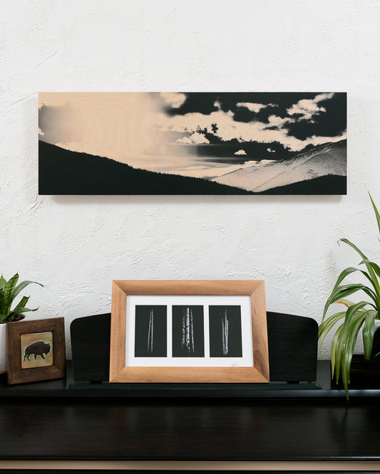 Boreas Pass Panorama - Wood Print