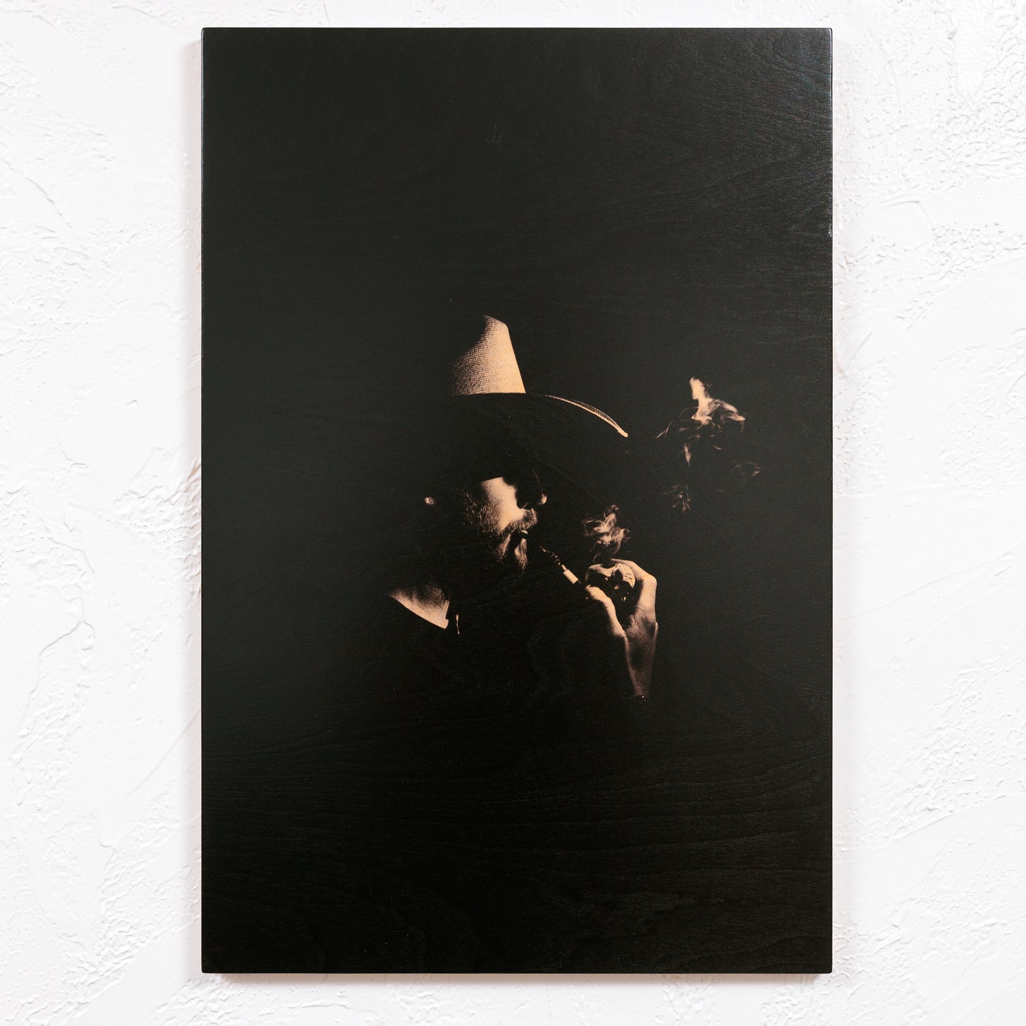 Unknown Cowboy No. 4 - Wood Print